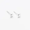 Tiny Silver Dot Studs sold by Silver Lotus