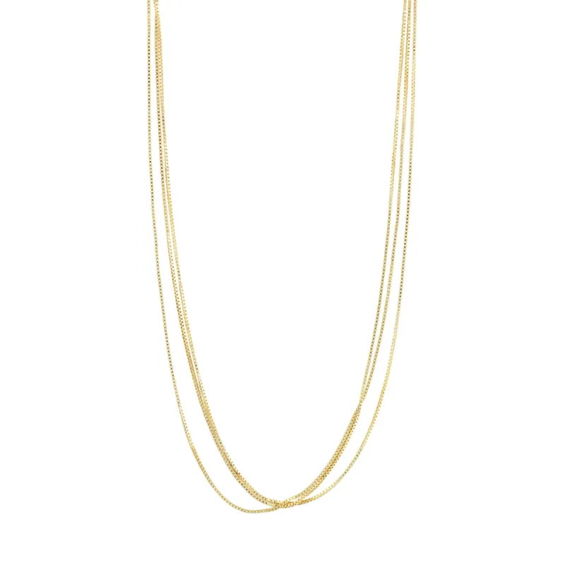 Live 3-in-1 Gold Plated Necklace sold by Silver Lotus
