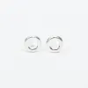 Silver 3D Circle Studs sold by Silver Lotus