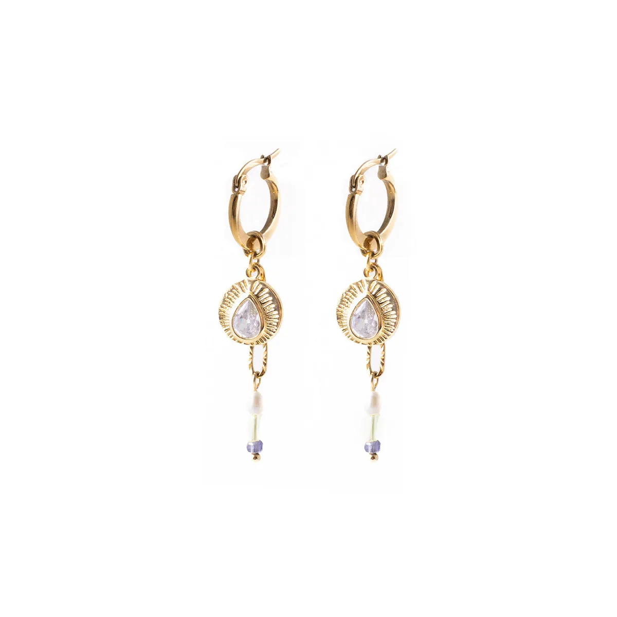 Renaud Gold Earrings sold by Silver Lotus