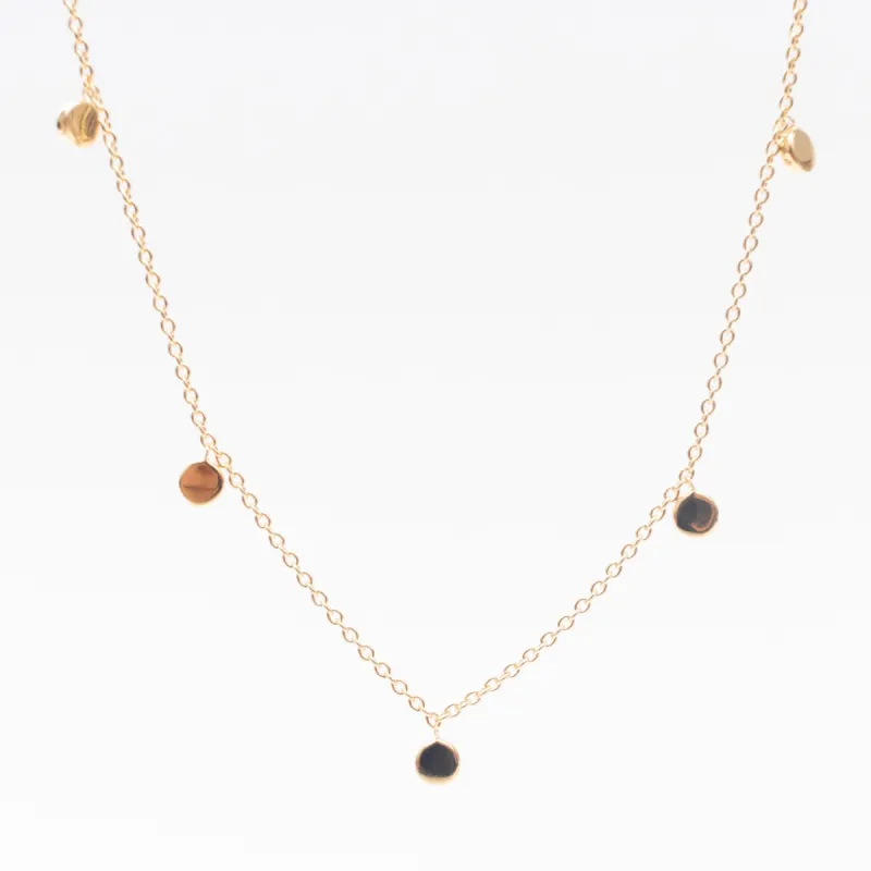 Gold Vermeil Confetti Necklace sold by Silver Lotus
