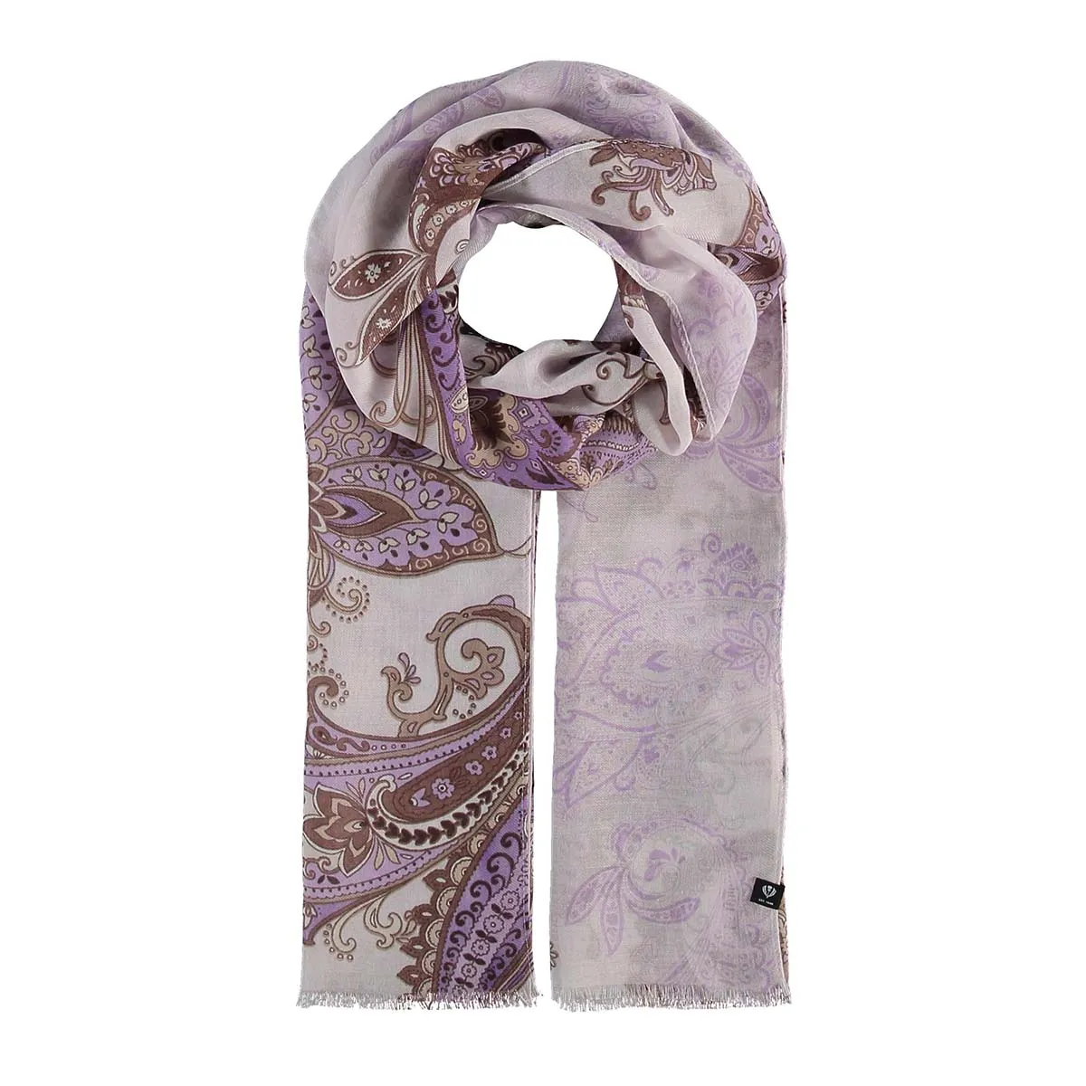 Pastel Shades Paisley Scarf sold by Silver Lotus