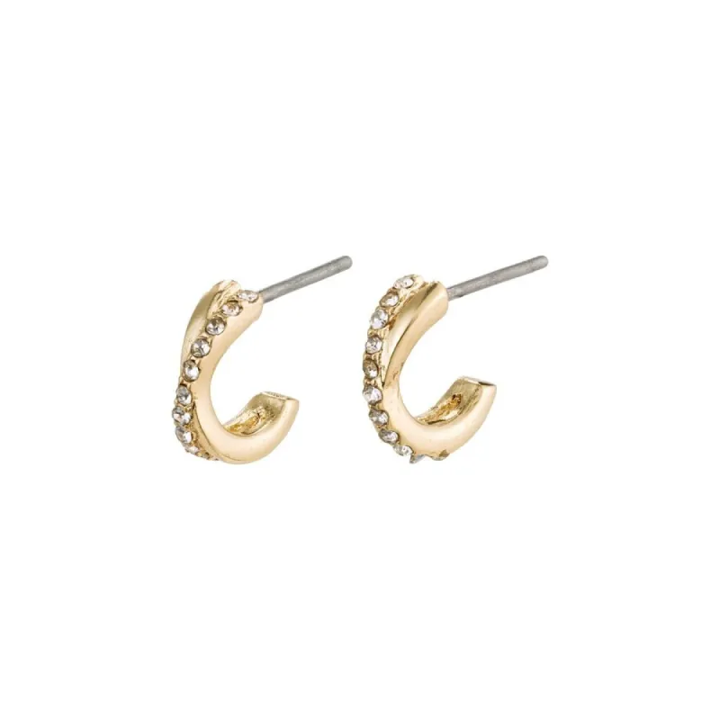 Anouk Gold Plated Crystal Studs sold by Silver Lotus