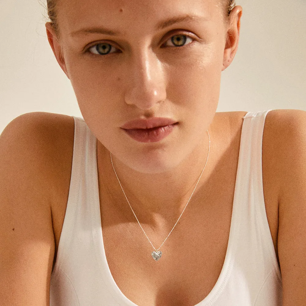 Sophia Hammered Silver Plated Necklace sold by Silver Lotus product image thumbnail 2