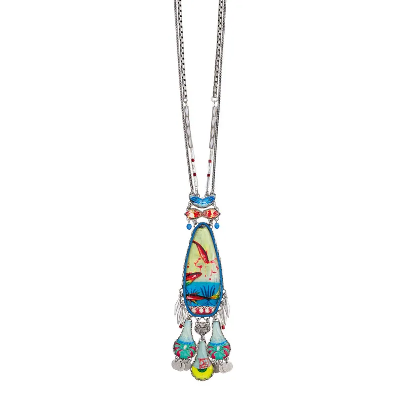Clear Coast Saffron Necklace sold by Silver Lotus