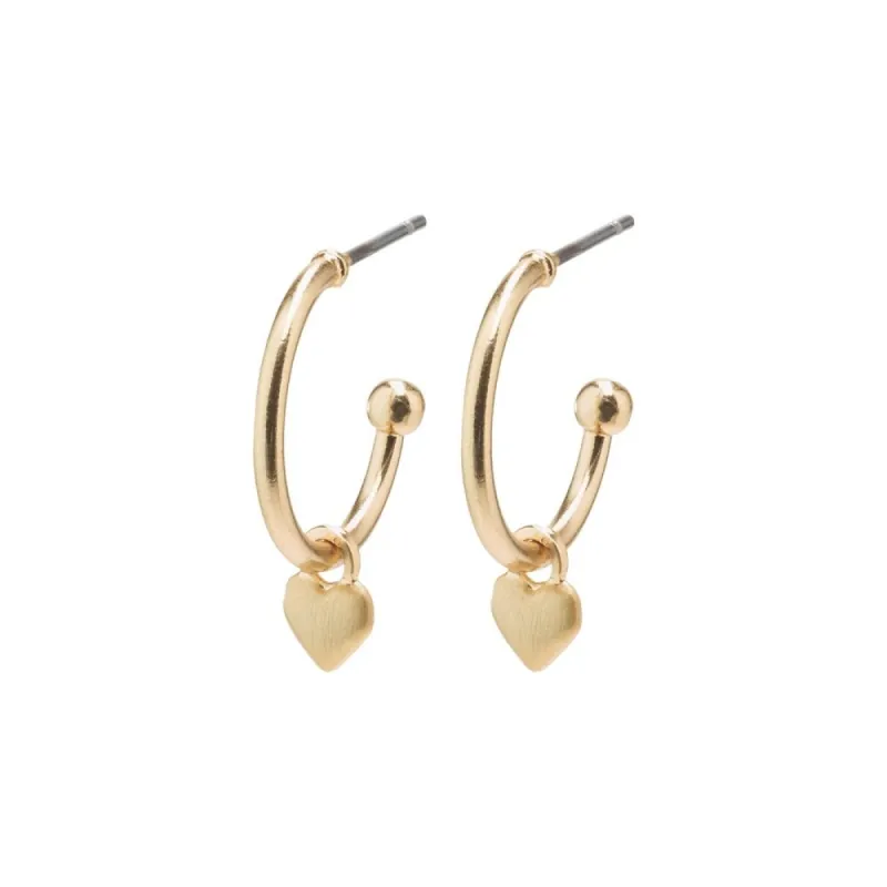 Sophia Gold Plated Hoops sold by Silver Lotus