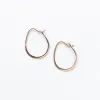 Small Gold Vermeil Pear Shaped Hoops sold by Silver Lotus