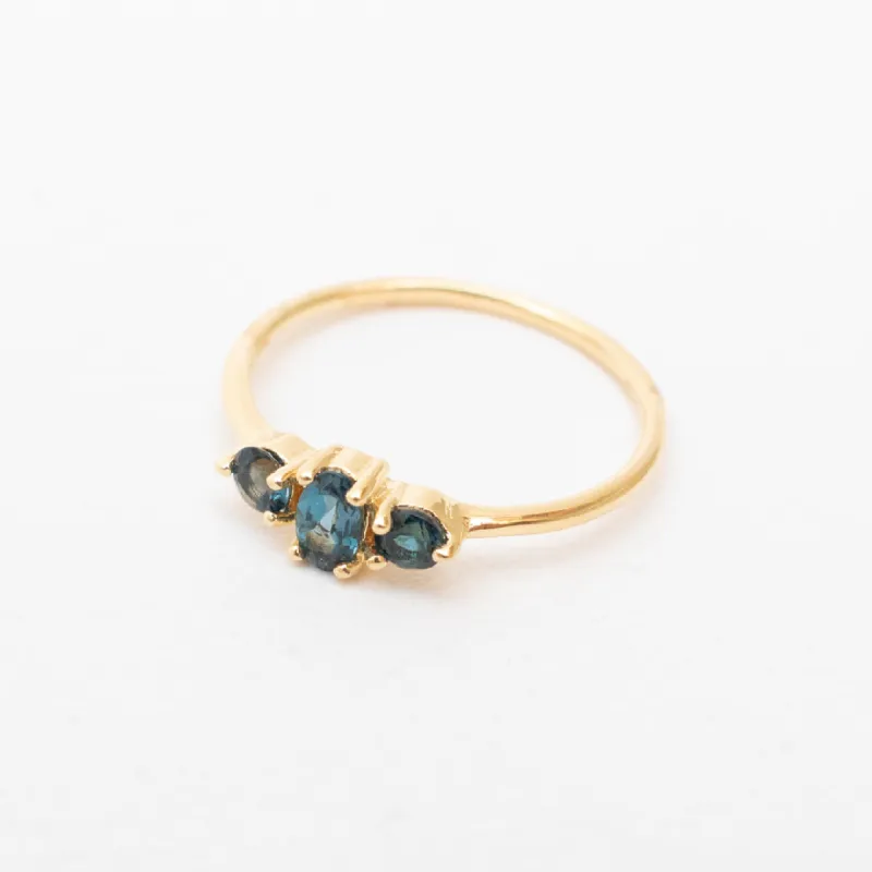 Gold Vermeil London Blue Topaz Ring sold by Silver Lotus