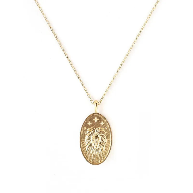Leo Zodiac Necklace sold by Silver Lotus