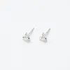 Silver Double Cubic Zirconia Studs sold by Silver Lotus