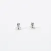 Silver Double Cubic Zirconia Studs sold by Silver Lotus