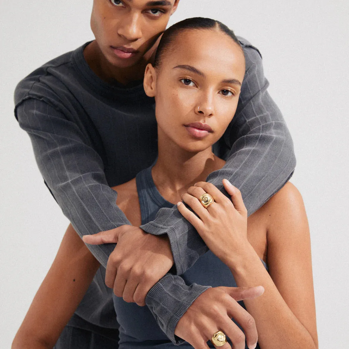 Sea Gold Plated Ring sold by Silver Lotus product image thumbnail 2