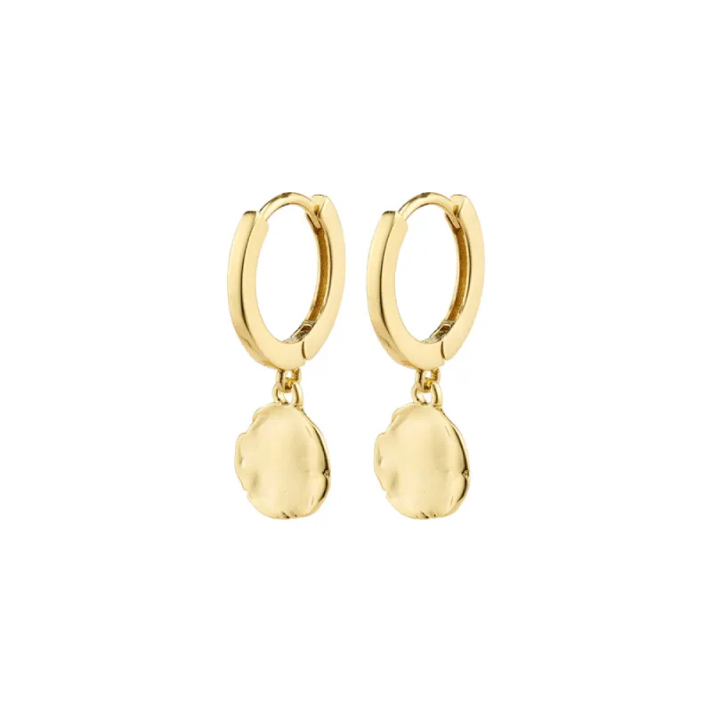 Precious Gold Plated Hoops sold by Silver Lotus