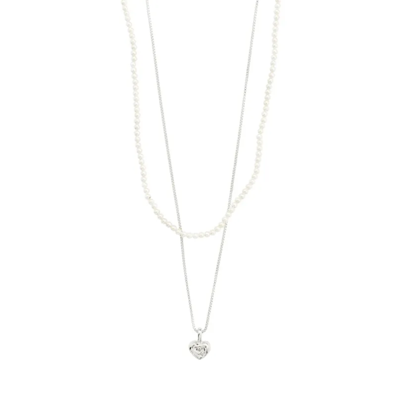 Arlet Silver Plated 2-in-1 Necklace Set sold by Silver Lotus