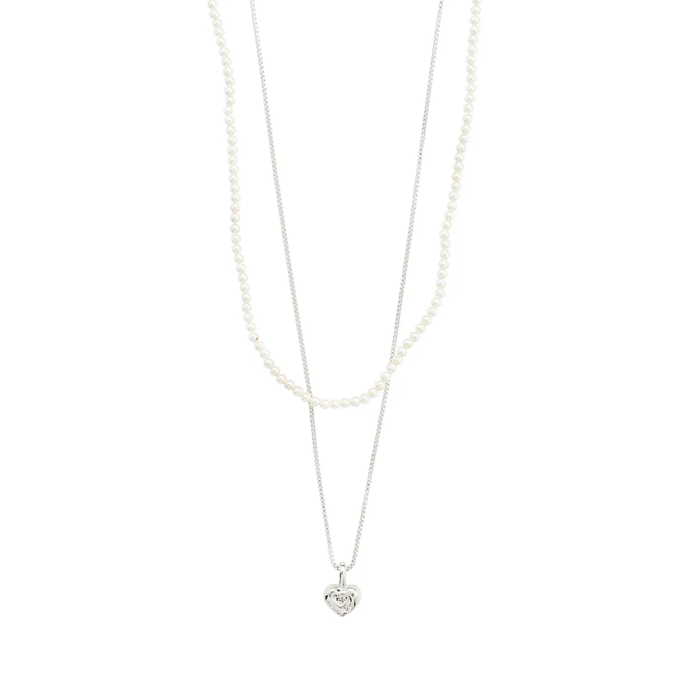 Arlet Silver Plated 2-in-1 Necklace Set sold by Silver Lotus