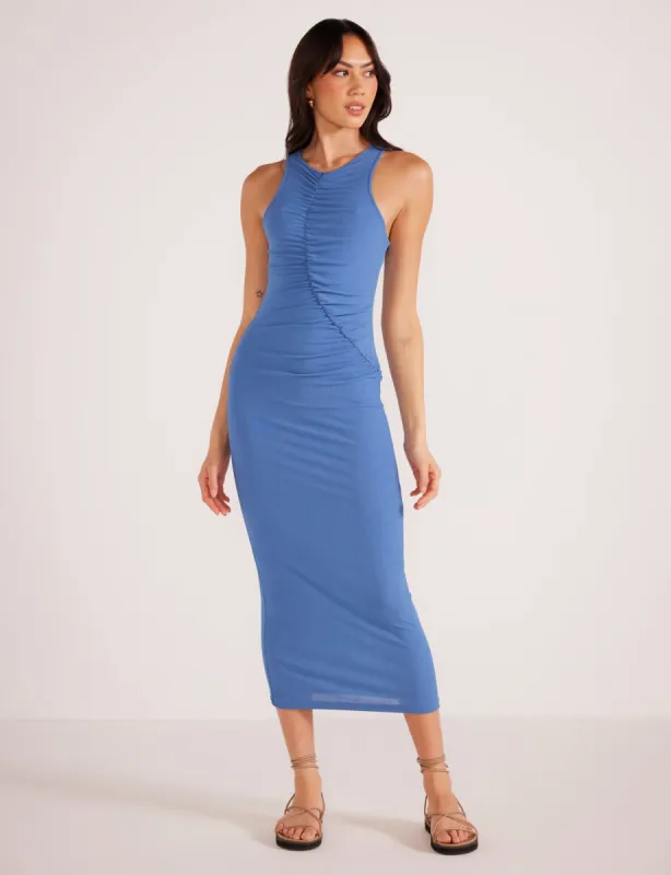 Louis Asymmetric Midi Dress sold by Silver Lotus