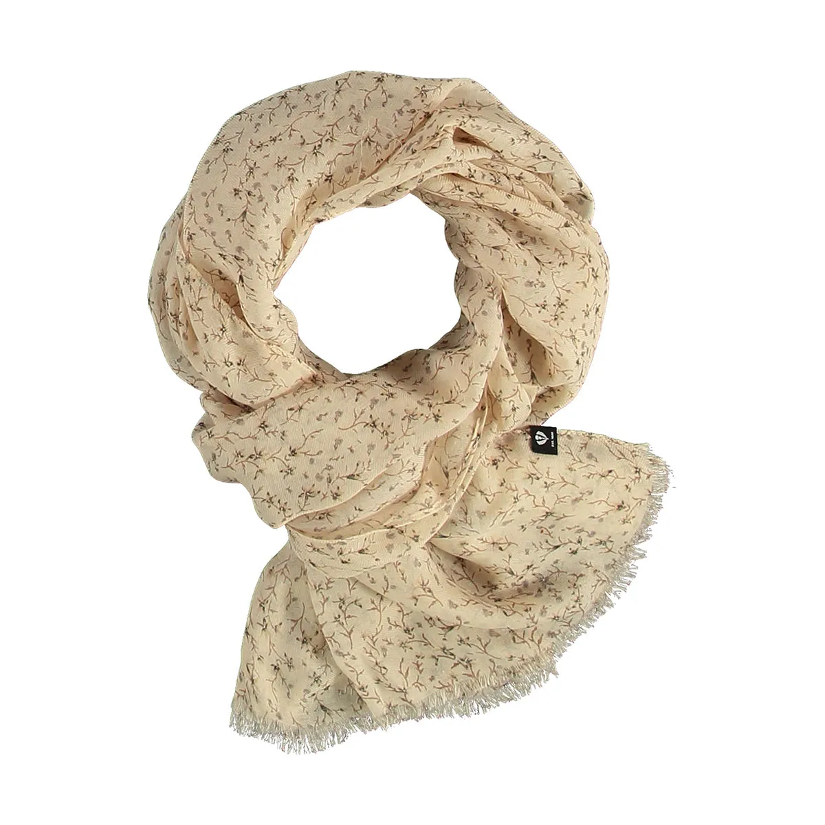 Mille Fleur Polyester Print Scarf sold by Silver Lotus product image thumbnail 4