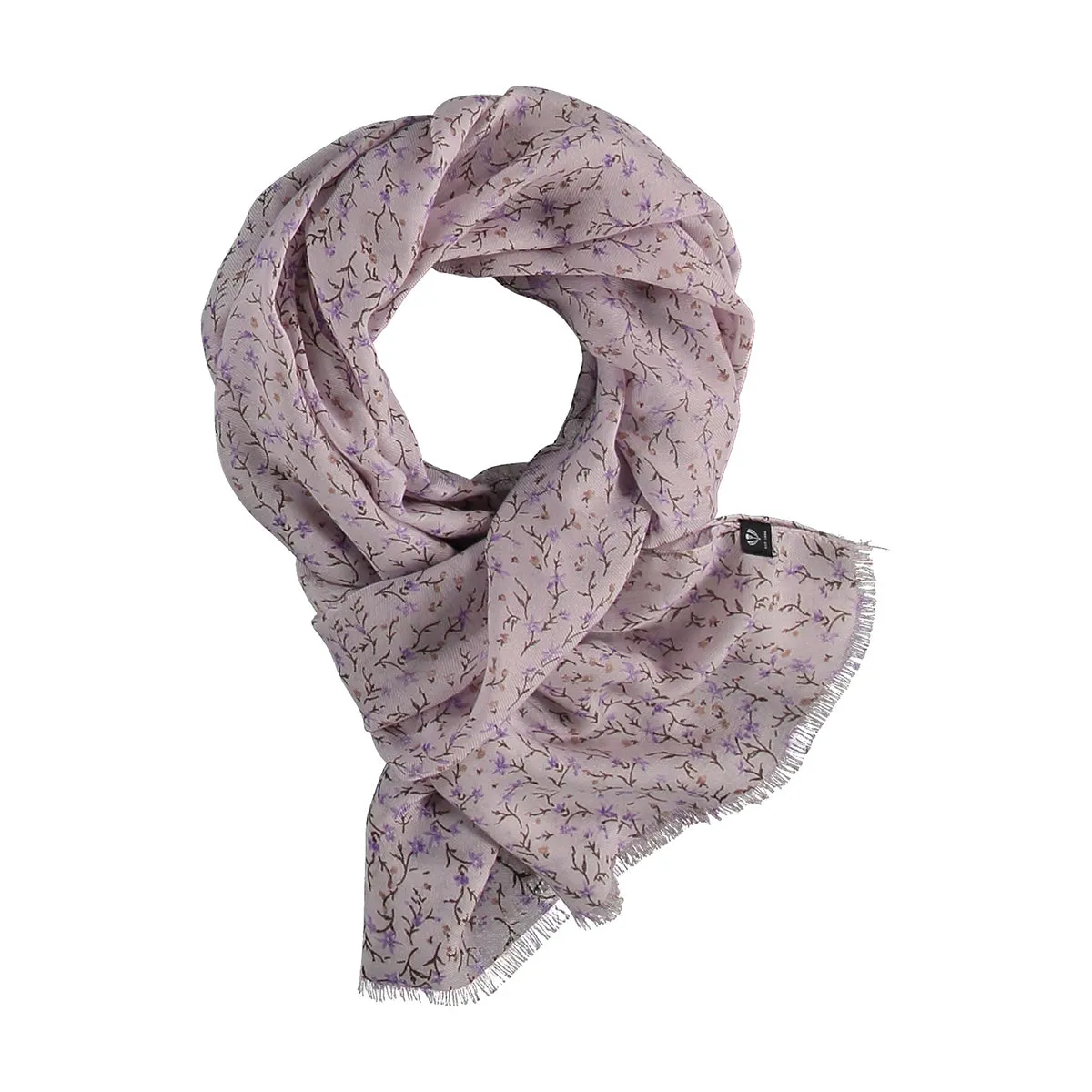 Mille Fleur Polyester Print Scarf sold by Silver Lotus product image thumbnail 3