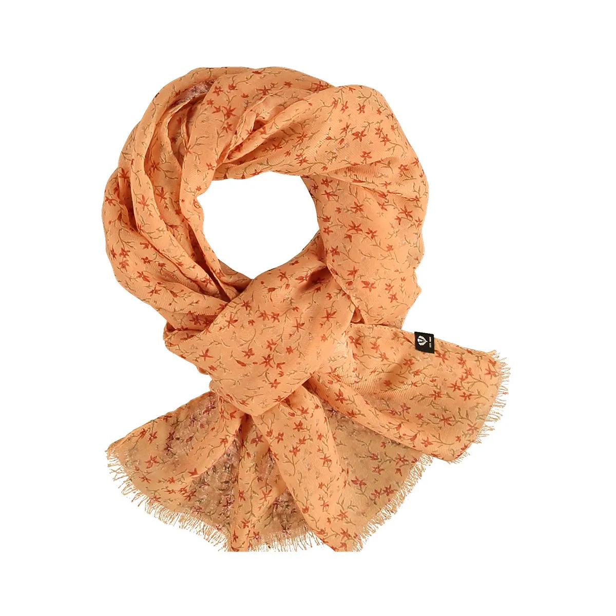 Mille Fleur Polyester Print Scarf sold by Silver Lotus