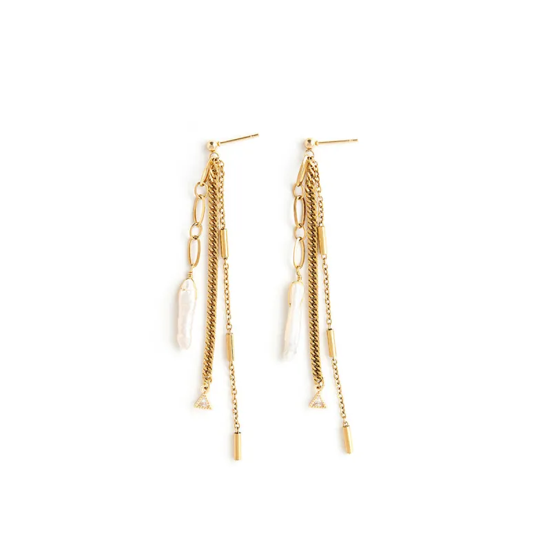 Trellis Gold Earrings sold by Silver Lotus
