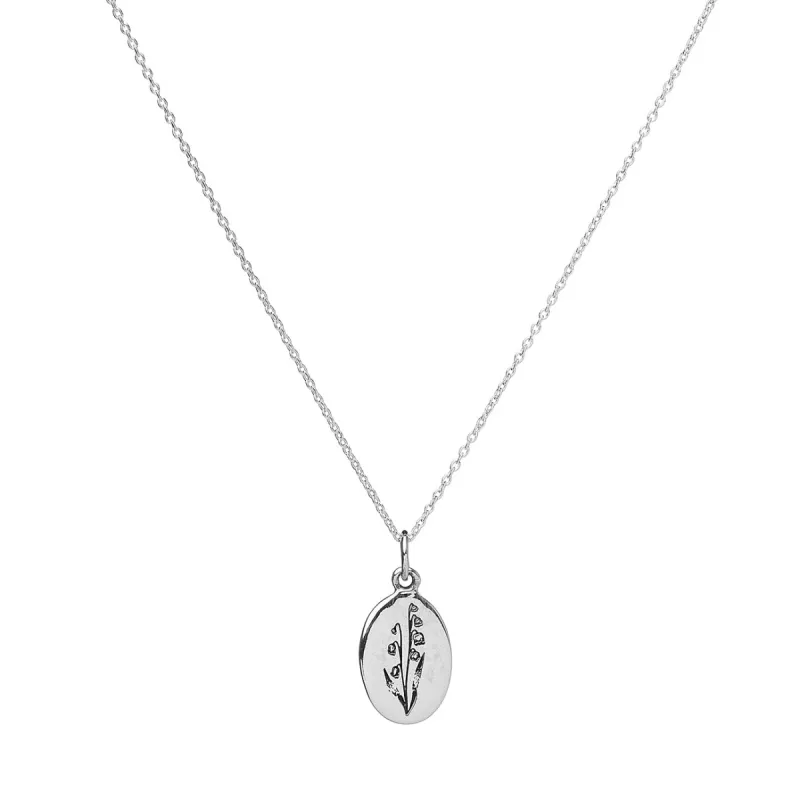May Birth Month Flower Necklace sold by Silver Lotus