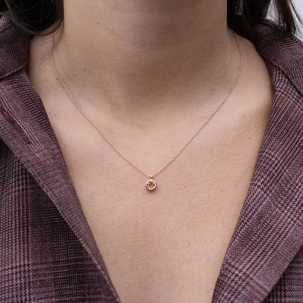 February Birthstone Necklace sold by Silver Lotus product image thumbnail 2