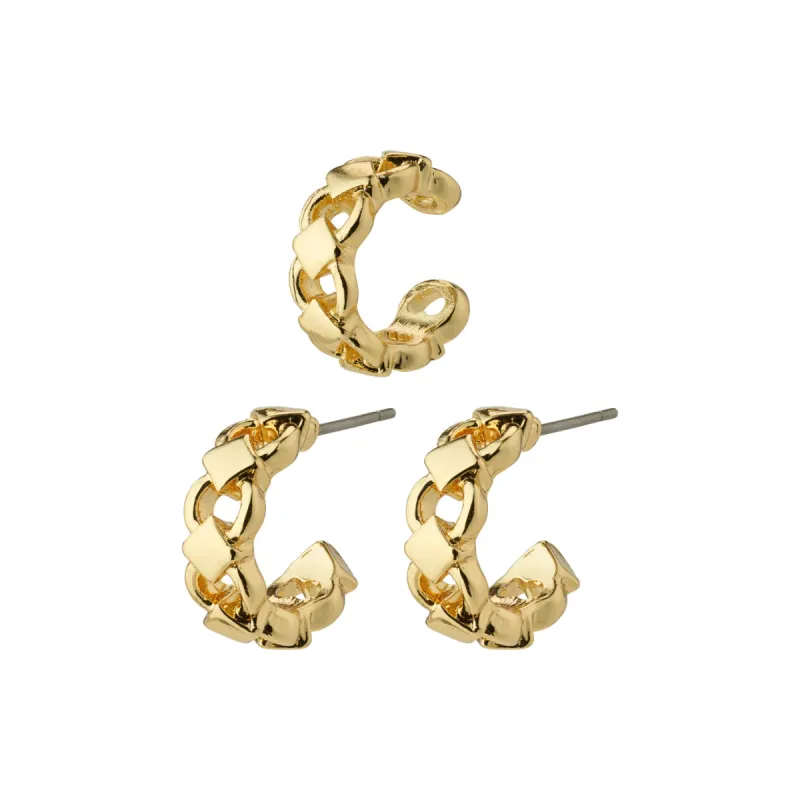 Desiree Gold Plated Earring Set sold by Silver Lotus