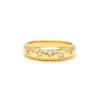 Gold Plated Twinkle Dome Ring sold by Silver Lotus