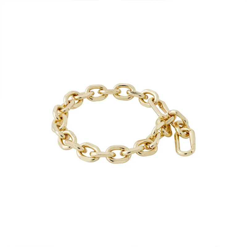 Euphoric Gold Plated Cable Chain Bracelet sold by Silver Lotus