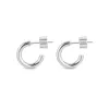 Silver Lisa Hoops sold by Silver Lotus