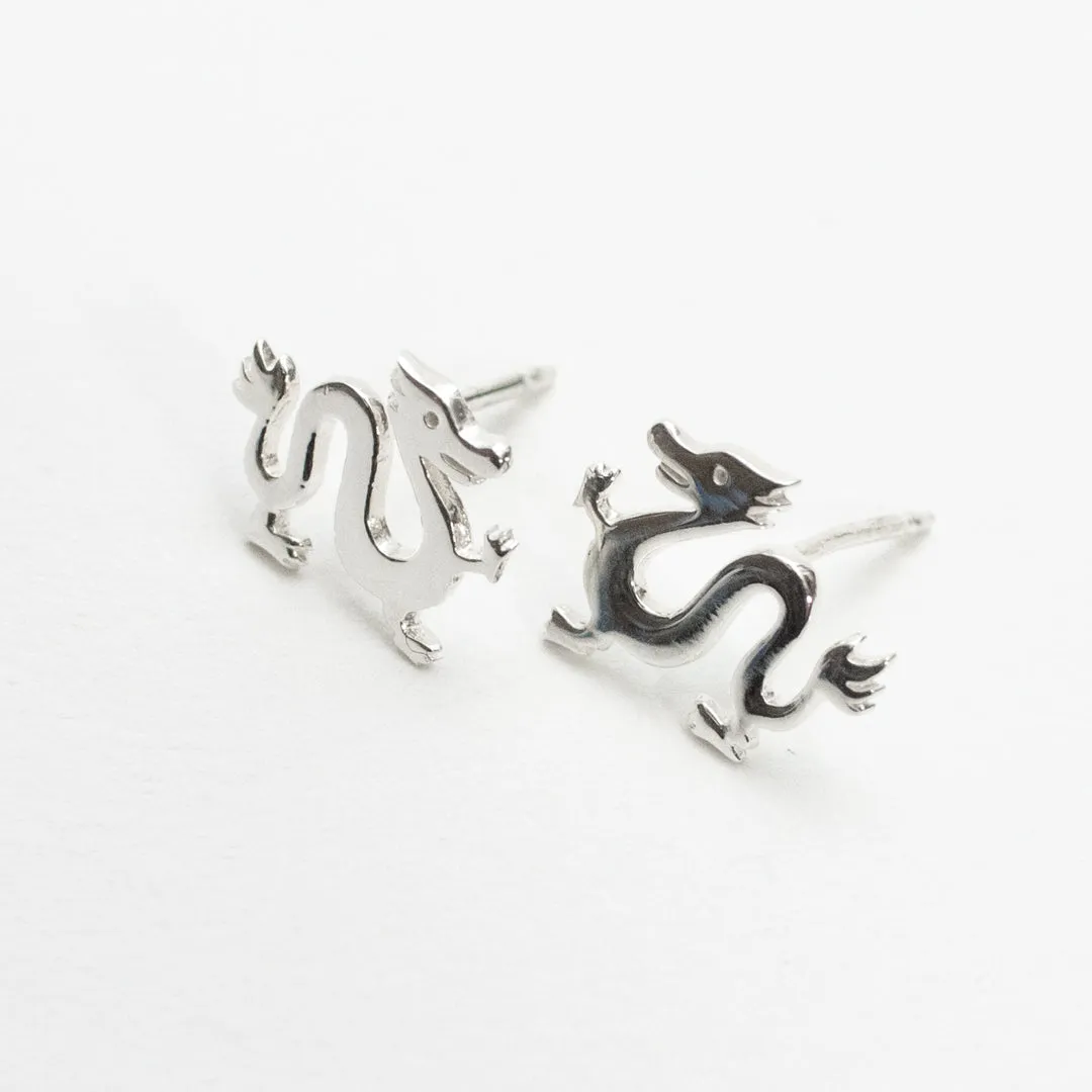 Silver Year of the Dragon Studs sold by Silver Lotus product image thumbnail 2