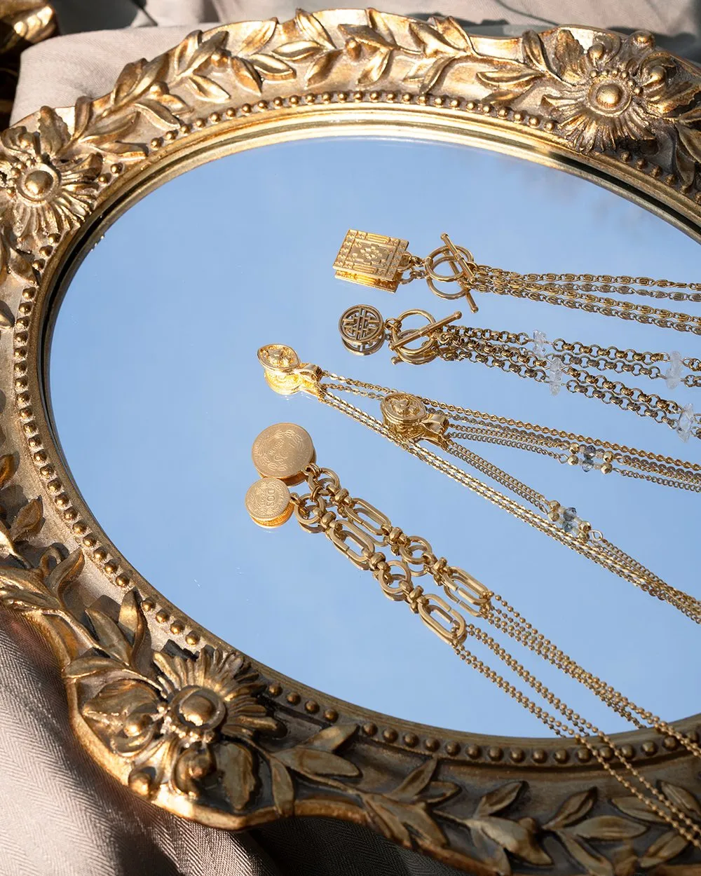 Silex Gold Necklace sold by Silver Lotus product image thumbnail 5