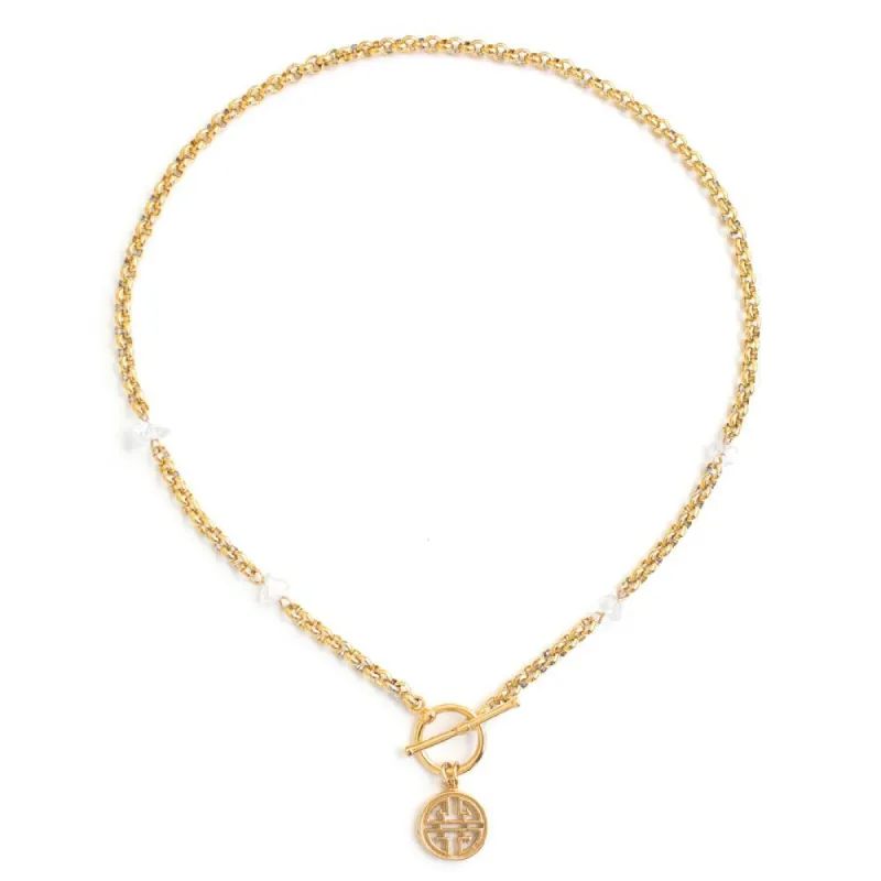 Silex Gold Necklace sold by Silver Lotus