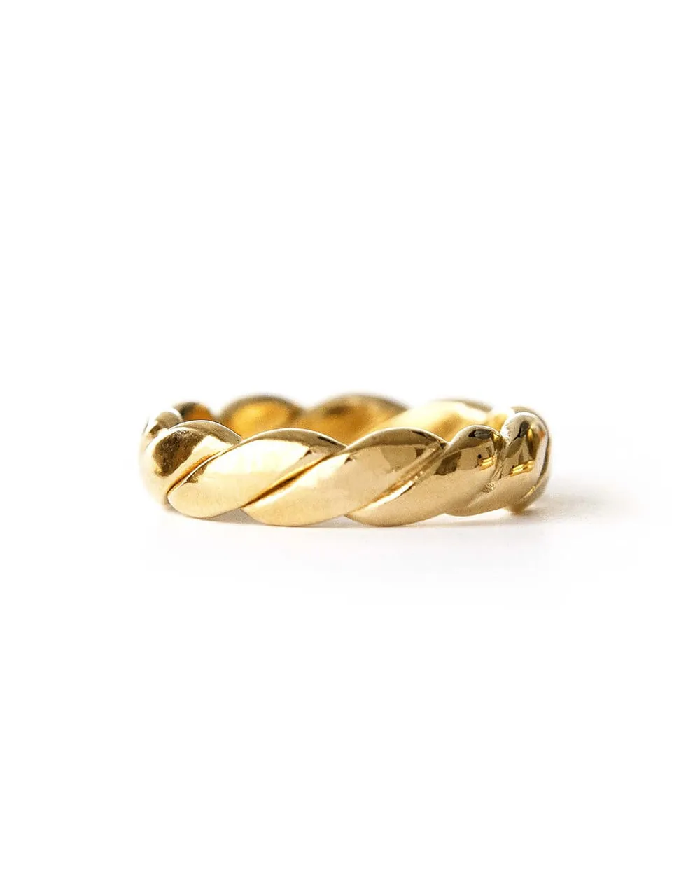 Jasmin Gold Vermeil Band sold by Silver Lotus product image thumbnail 3