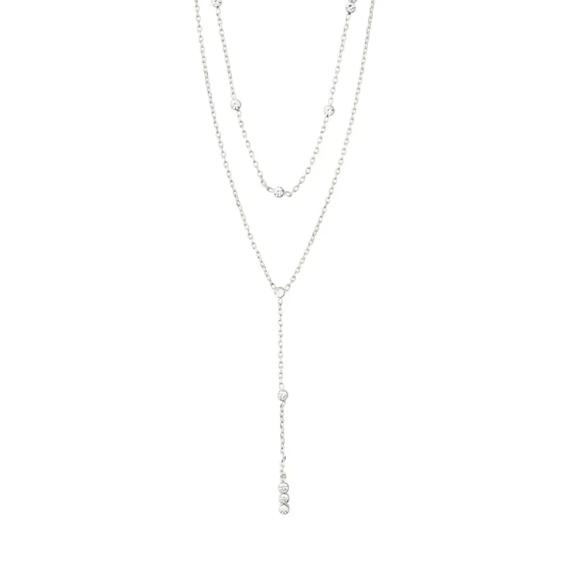 Kamari Silver Plated Necklace sold by Silver Lotus