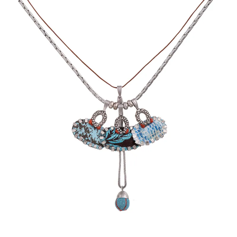 Blue Space Naomi Necklace sold by Silver Lotus