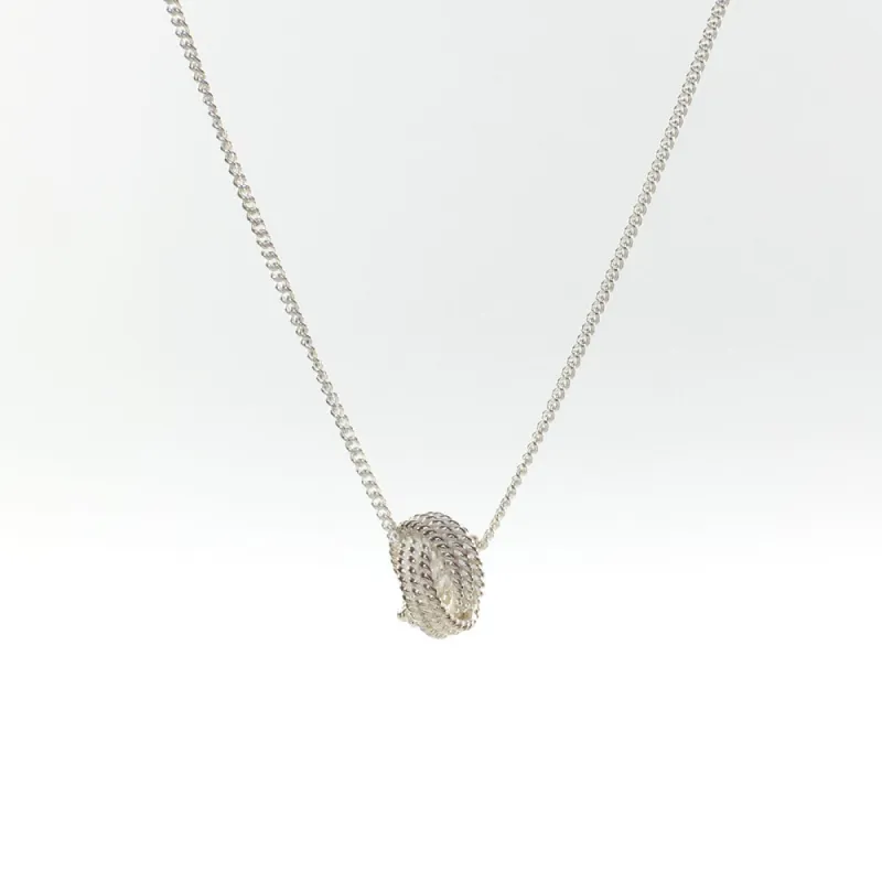 Silver Knot Necklace sold by Silver Lotus