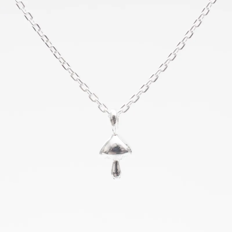 Silver Little Shroom Necklace sold by Silver Lotus