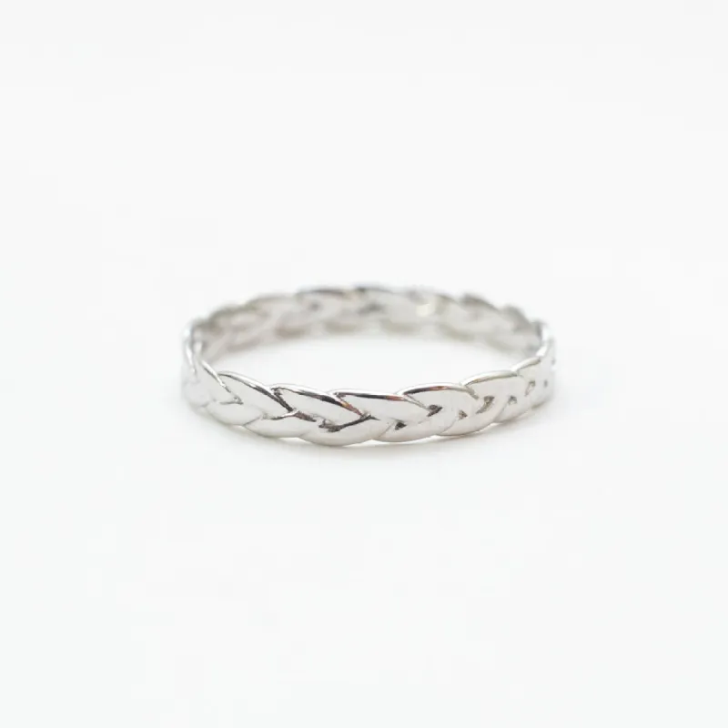 Silver Braided Ring sold by Silver Lotus