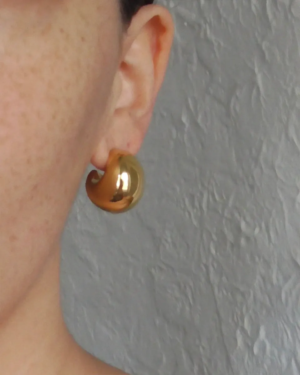 Gold Alix Hoops sold by Silver Lotus product image thumbnail 3