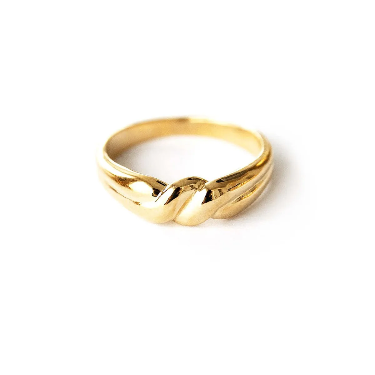 Knot Gold Vermeil Ring sold by Silver Lotus