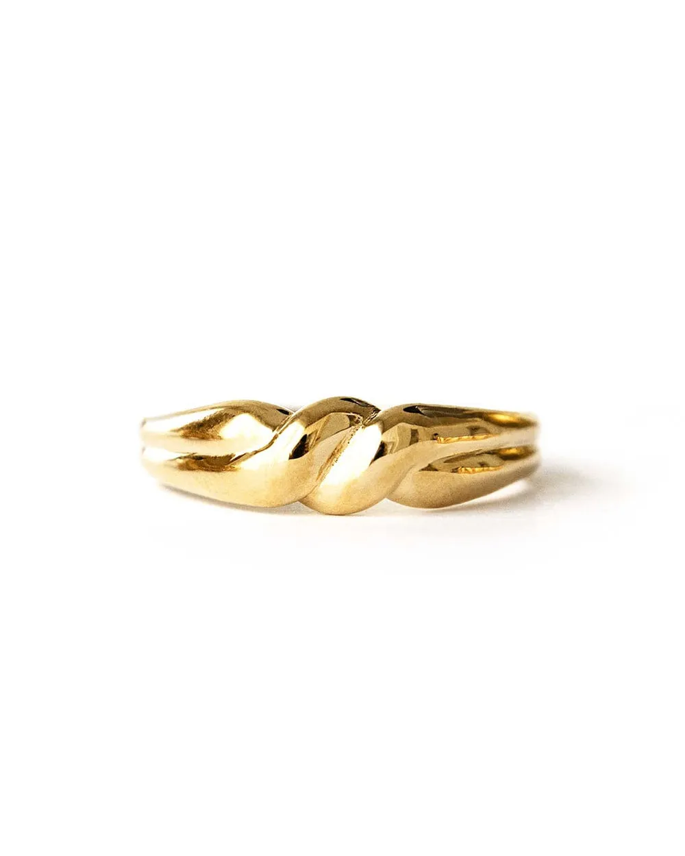 Knot Gold Vermeil Ring sold by Silver Lotus product image thumbnail 3