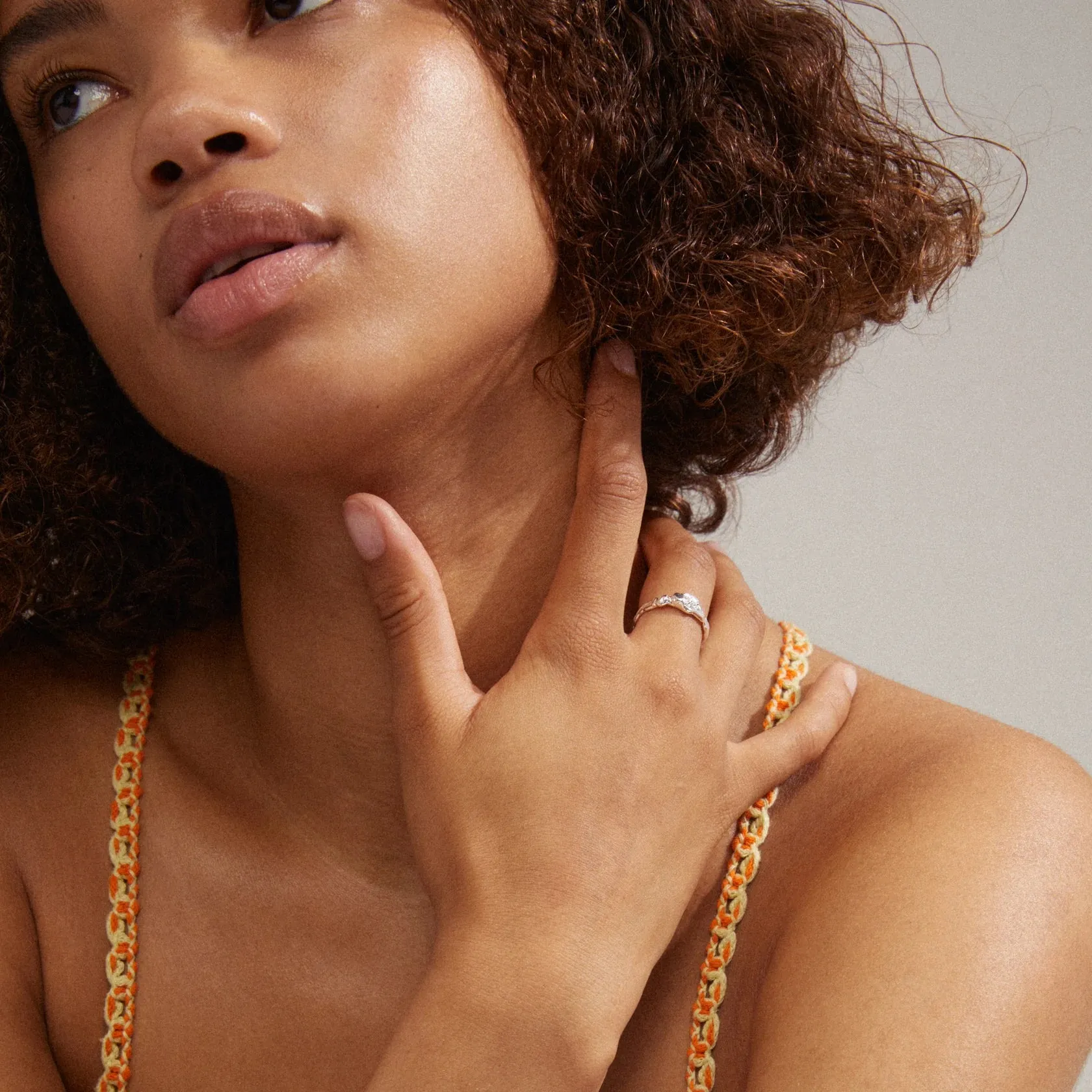 Breathe Silver Plated Crystal Ring sold by Silver Lotus product image thumbnail 2