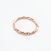 Rose Gold Plated Double Twisted Ring sold by Silver Lotus