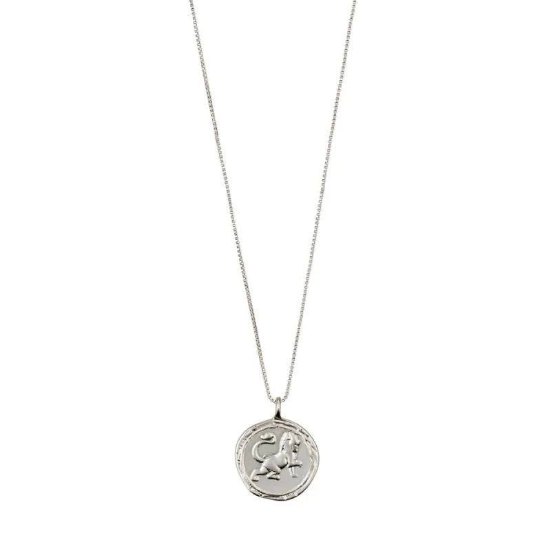 Leo Silver Plated Necklace sold by Silver Lotus