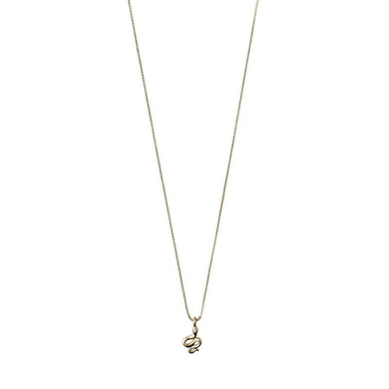 Blaze Gold Plated Crystal Necklace sold by Silver Lotus