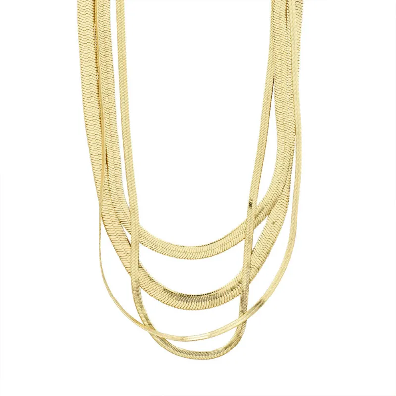 Optimism Chain Gold Plated Necklace sold by Silver Lotus