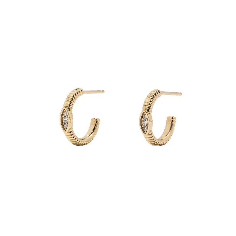 London Hoop Earrings sold by Silver Lotus