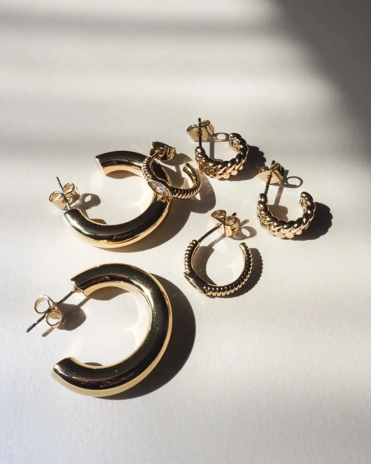 London Hoop Earrings sold by Silver Lotus product image thumbnail 3