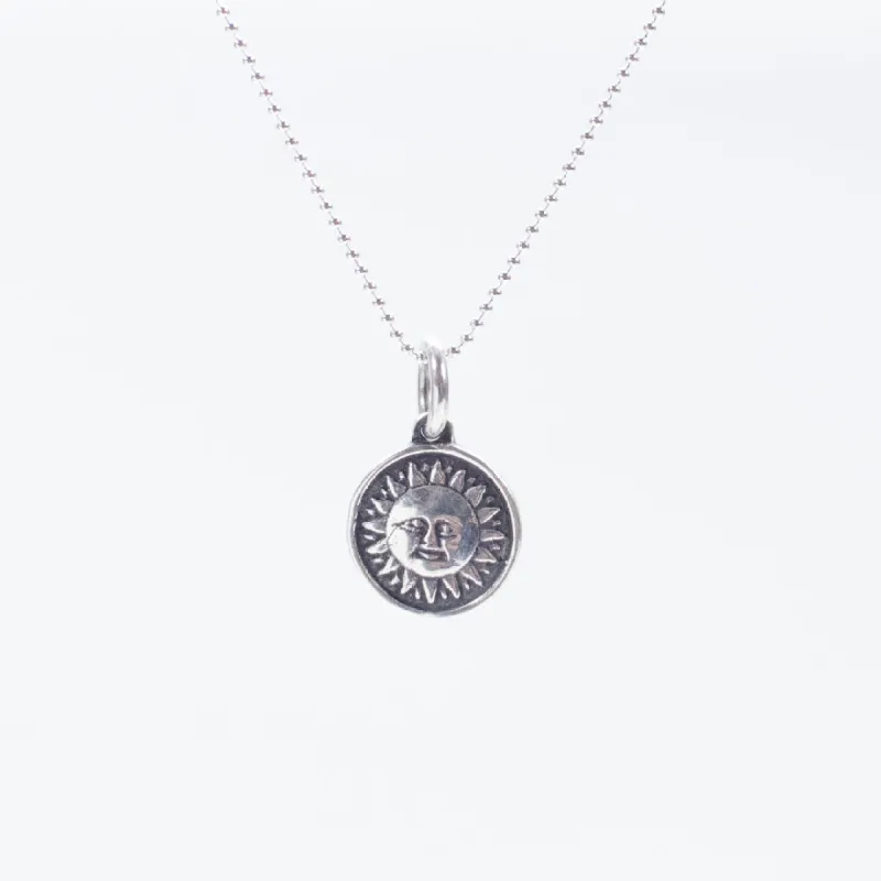 Silver Sun & Moon Necklace sold by Silver Lotus